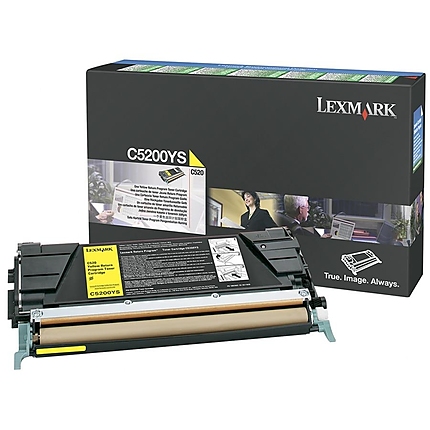 Lexmark C5200YS C520, 530 Yellow Return Programme 1.5K Toner Cartridge