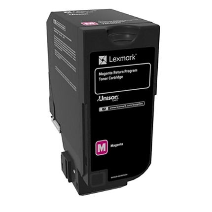 Lexmark 74C20M0 CS720, CS/CX725 Magenta Return Programme 3K Toner Cartridge