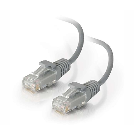 Пач кабел SeaMAX UTP кат.5е с RJ45 конектори, PVC, 3м, сив