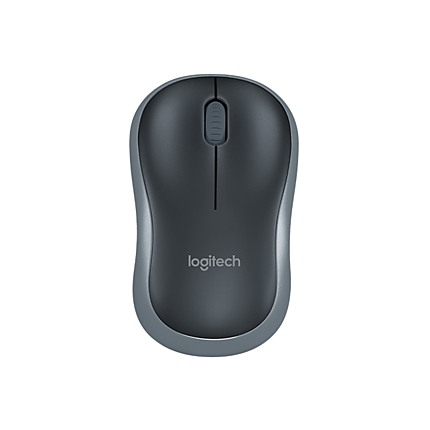 Безжична оптична мишка LOGITECH M185, Сива, USB