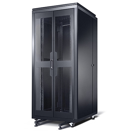 Formrack 19" Server rack 36U 800/1000mm, perforated front and back door, openable locking sides, height: 1653 mm, loading capacity: 1000kg (does not include castor/feet group)