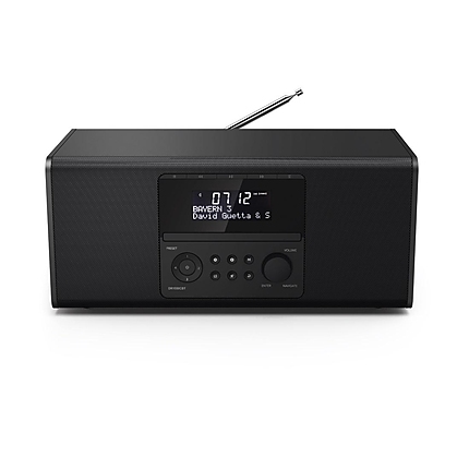 Цифрово/CD радио Hama DR1550CBT, FM/DAB/DAB+/CD/Bluetooth, Черен
