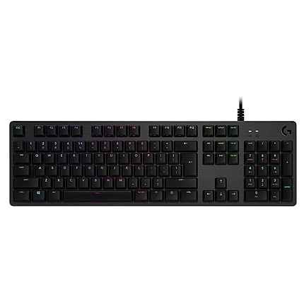 Logitech G512 Keyboard, GX Red Linear, Lightsync RGB, USB Passthrough Data/Power, Alumium Alloy, Game Mode, Black Carbon