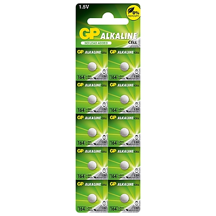 Бутонна алкална батерия GP164 LR-621/ 10бр./pack цена за 1 бр./ 1.55V AG1 GP