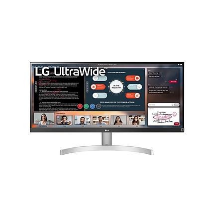 LG 29WN600-W, 29" UltraWide AG, IPS Panel, 5ms, CR 1000:1, 250 cd/m2, 21:9, 2560x1080, HDR 10, sRGB over 99% , Radeon FreeSync, 75Hz, Reader Mode, HDMI, DisplayPort, Tilt, speacers MaxxAudio 7w, Headphone Out, Black