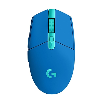 Logitech G305 Wireless Mouse, Lightsync RGB, Lightspeed Wireless, HERO 12K DPI Sensor, 400 IPS, 6 Programmable Buttons, Blue