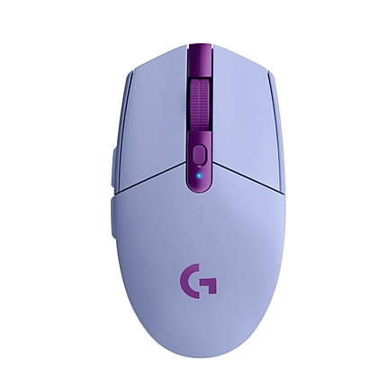 Logitech G305 Wireless Mouse, Lightsync RGB, Lightspeed Wireless, HERO 12K DPI Sensor, 400 IPS, 6 Programmable Buttons, Lilac