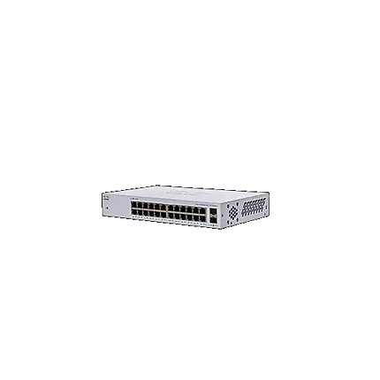 Cisco CBS110 Unmanaged 24-port GE, Partial PoE, 2x1G SFP Shared