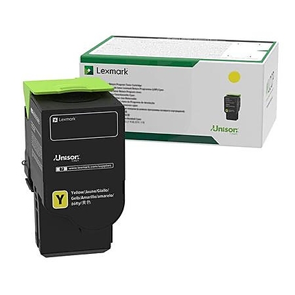 Lexmark 78C20Y0 CS/CX421, 52x, 62x Yellow Return Programme 1.4K Toner Cartridge
