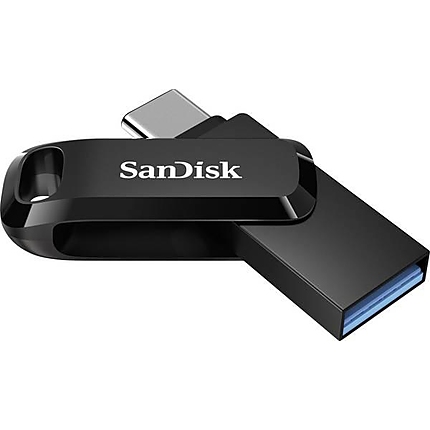 USB памет SanDisk Ultra Dual Drive Go, 128 GB, USB 3.2 1st Gen (USB 3.0), Черен