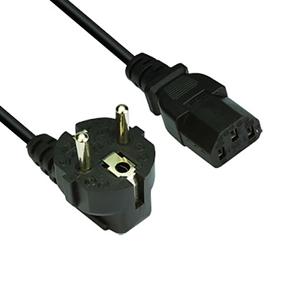 VCom Захранващ кабел Power Cord Computer schuko 220V - CE021-5m