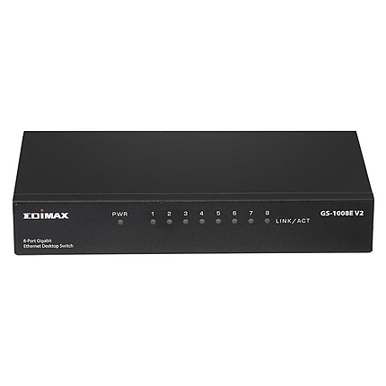 Суич EDIMAX GS-1008E V2, 8 портов, Gigabit