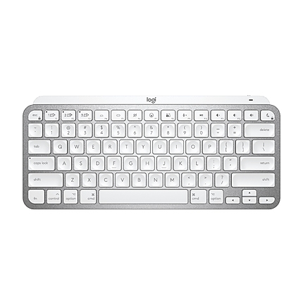 Logitech MX Keys Mini For Mac Minimalist Wireless Illuminated Keyboard - PALE GREY - US Intl - EMEA