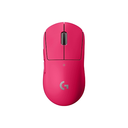 Logitech G Pro X Superlight Wireless Mouse, Lightspeed Wireless 1ms, HERO 25K DPI Sensor, 400 IPS, Onboard Memory, >63g, Magenta