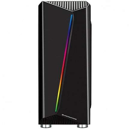 Chassis Eden III EN41657 ATX, M-ATX &d Mini ITX, USB3.0x1, 2.0x2, Rainbow LED Front Panel, Left tempered glass, Rear sync Rainbow 120mm fan