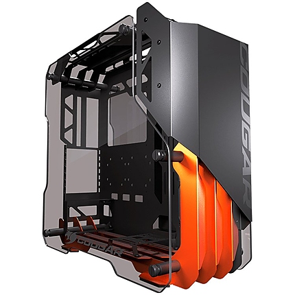 Chassis COUGAR Blazer, Mid Tower, Aluminum Framing Design, Mini ITX/Micro ATX/ATX/CEB, USB3.0 x2, Mic x1/ Audio x1, Reset Button, Tempered Glass Side Panel Both Sides 5mm, Dimensions (WxHxD): 226 x 535 x 560 (mm)