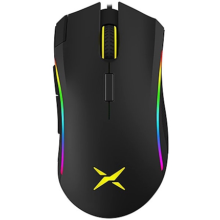 Input Devices - Mouse DELUX DLM-625BU 4000 dpi ,7butt,USB, Black