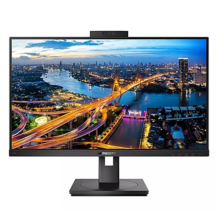 Philips 242B1H/00, 23.8" IPS WLED, 1920x1080@75Hz, 4GtG, 250cd/m2, 1000:1, DCR 50M:1, Adaptive Sync, FlickerFree, Low Blue Mode, 2Wx2, Tilt, Height Adjust, Pivot, Swivel, D-SUB, DVI, HDMI, DP, USB hub