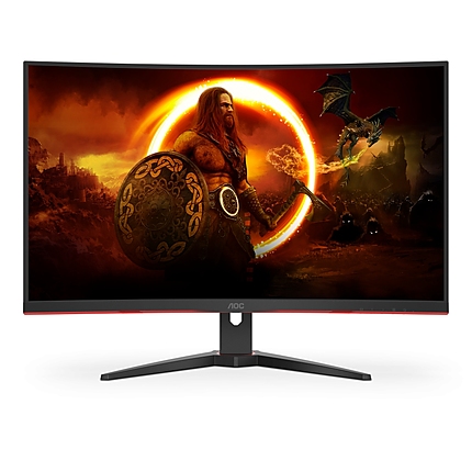 AOC C32G2ZE/BK, 31.5" Curved 1500R, VA, WLED, 1920x1080@240Hz, 4ms GtG, 1ms MPRT, 300cd/m2, 4000:1, DCR 80M:1, FreeSync, FlickerFree, Low Blue Light, Tilt, 2xHDMI, DP