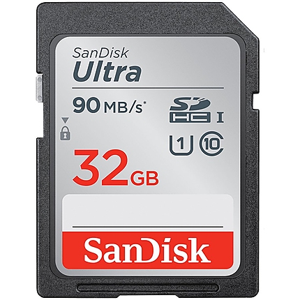 SANDISK Ultra 32GB SDHC  Memory Card 100MB/s, Class 10 UHS-I