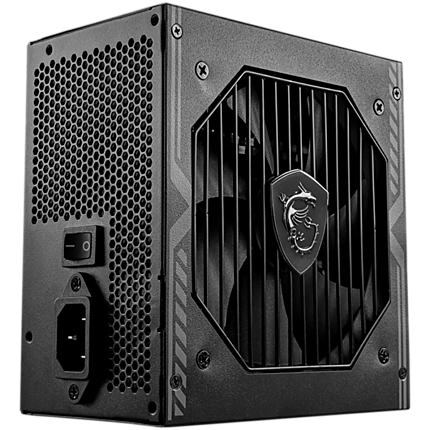 MSI MAG A550BN, 550W, 80 Plus Bronze, 120mm Low Noise Fan, Protections: OCP/OVP/OPP/OTP/SCP, Dimensions: 150mmx140mmx86mm, 5Y Warranty