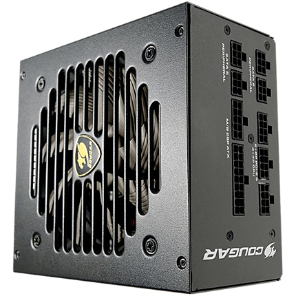COUGAR GEX 850, 850W, 80 Plus Gold, Fully Modular Power Supply Unit, Strong Safeguards : OCP, OPP, OVP, UVP, SCP & OTP, Over Temperature Protection, COUGAR HDB Fan, Ultra-stable Voltage Outputs, Superior fan Curve Tuning, Dimensions: 160x150x86 (mm)