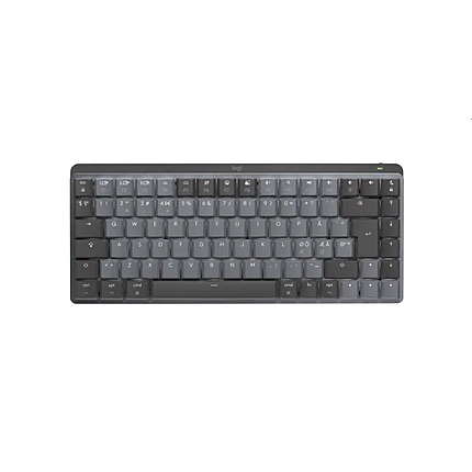 Logitech MX Mechanical Mini for Mac Minimalist Wireless Illuminated Keyboard - SPACE GREY - US INT'L - EMEA