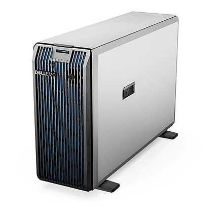 Dell PowerEdge T350, Chassis 8 x 3.5 HotPlug, Xeon E-2314, 16GB 3200MHz UDIMM ECC, 1x480GB SSD SATA RI 6Gbps 2.5in Hot-plug AG Drive, Bezel, Broadcom 5720 Dual Port 1Gb LOM, PERC H755, iDRAC9 Basic 15G, Redundant 600W, 3Y Basic Onsite
