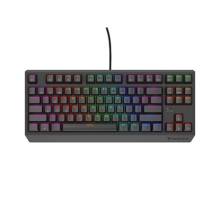 Genesis Gaming Keyboard Thor 230 TKL Lite US Rainbow Mechanical Outemu Red Black Hot Swap