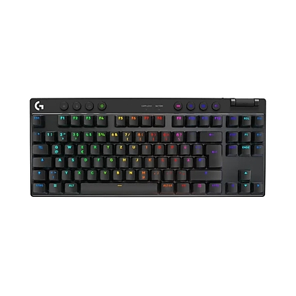 Logitech G PRO X TKL LIGHTSPEED Gaming Keyboard - BLACK - US INT'L - 2.4GHZ/BT - N/A - EMEA28-935 - TACTILE