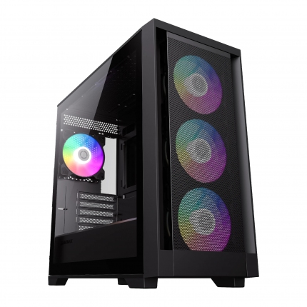 Gamemax кутия Case mATX - DEFENDER MB - Addressable RGB
