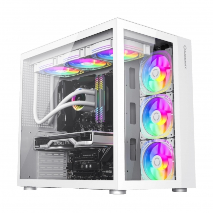 Gamemax кутия Case ATX - Infinity White