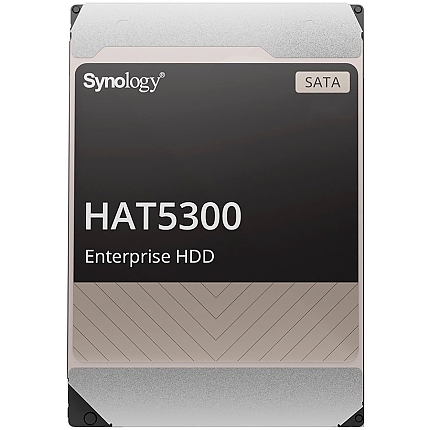 Synology HAT5300-16T 16TB 3.5" Enterprise HDD, 7.200 rpm, Buffer size : 512 MiB, SATA 6 Gb/s, MTTF 2.5M hours, 5 year warranty