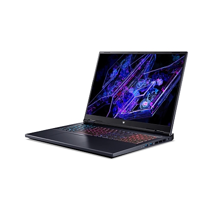 Acer Predator Neo 18, PHN18-71-93W3, Intel Core i9-14900HX (up to 5.80GHz, 36MB), 18" WQXGA (2560x1600) IPS 165Hz, 16GB DDR5 5600MHz, 1024GB PCIe SSD, RTX 4070 8GB GDDR6, Killer Wi-Fi 6AX 1650i, BT, MicroSD reader, Backlit KB, Win 11 Home, Black