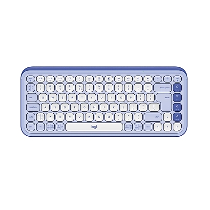 Logitech Pop Icon Keys - Lilac - US INT'L - BT - N/A - INTNL-973