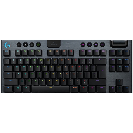 LOGITECH G915 X LIGHTSPEED TKL Wireless Gaming Keyboard - BLACK - US INT'L - 2.4GHZ/BT  - EMEA28i-935 - LINEAR