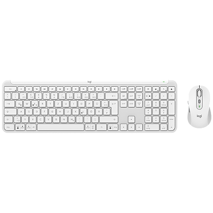 LOGITECH Signature Slim Combo MK950 - OFF WHITE - US INT'L - 2.4GHZ/BT - INTNL-973