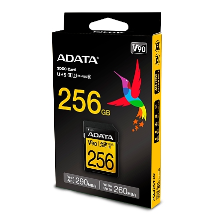 ADATA 256GB SDXC UHS-II U3 CLASS 10