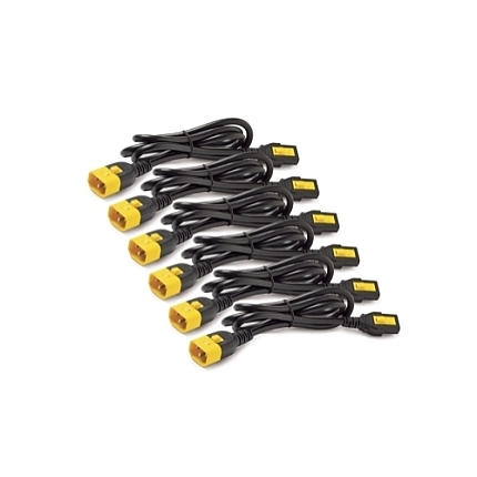 APC Power Cord Kit (6 ea), Locking, C13 to C14, 1.8m