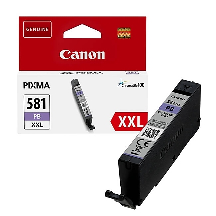 Canon CLI-581 XXL PB + Canon Photo Paper Variety Pack A4 & 10 x 15cm (VP-101)