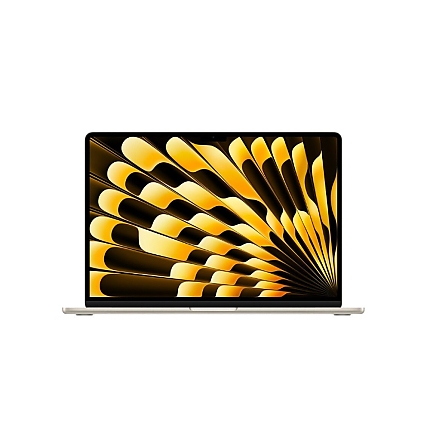 Apple 15-inch MacBook Air: Apple M3 chip with 8-core CPU and 10-core GPU, 16GB, 256GB SSD - Starlight