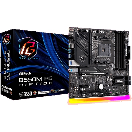 ASROCK MB B550 AM4 4 x DDR4 1 x M.2 4 x SATA3 1 x HDMI Port 1 x DisplayPort Micro ATX