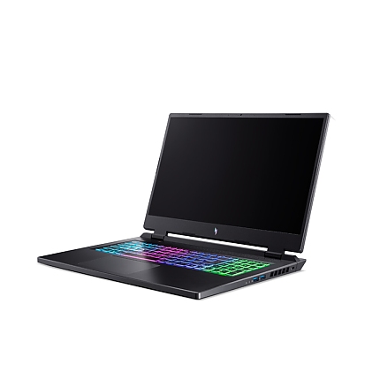 Acer Nitro 17, AN17-42-R9QJ, AMD Ryzen 7 8845HS,(3.8 GHz up to 5.1 GHz,16MB),17.3" QHD (2560x1440) IPS 165Hz, 1*16 GB DDR5 (1 slot free), 1024GB PCIe NVMe SSD, GeForce RTX 4070 8GB GDDR6, Micro SD reader, Killer E3100G, Wifi 802.11AX, BT 5.3, No Os, Bl