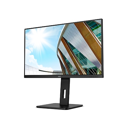 AOC U32P2, 31.5" VA WLED, 3840x2160@60Hz, 4ms GtG, 350cd m/2, 3000:1, 50M:1 DCR, Adaptive Sync, FlickerFree, Low Blue Light, 3Wx2, Tilt, Height Adjust, Pivot, Swivel, 2xHDMI, DP, USB hub