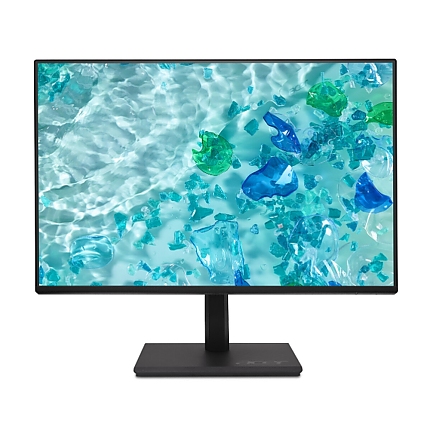 Acer Vero B247YGbmiprzx, 23.8" IPS LED, ZeroFrame FHD (1920x1080) AG, 4ms (GTG), 120Hz, 100M:1, 1500:1, 250nits, 99% sRGB, HDMI, VGA, DP, USB3.2x4 USB-B(1up 4down), Speakers 2x2W, Audio In/Out, ERGOstand, TUV, Energy Efficiency Class C, VESA, Black