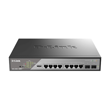 D-Link 10-Port Gigabit Ethernet PoE++ Surveillance Switch