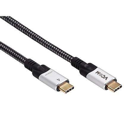 VCom кабел USB4.0 USB-C/USB-C 40Gbps, 240W - CU560-1.2m