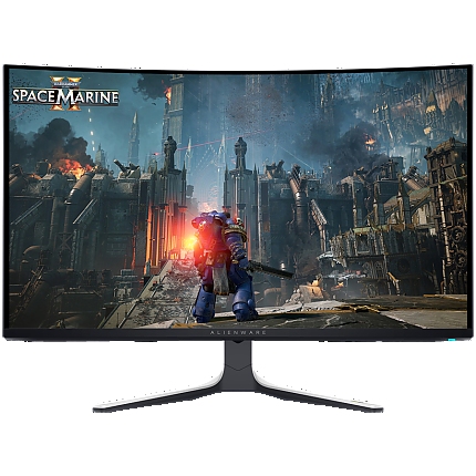 Dell Alienware AW3225QF Gaming Monitor, 32"(31.6") QD OLED UHD 3840x2160 240Hz AR, 1000 cd/m2 (HDR peak), 1m:1, 0.03ms, 178/178, 1xDP 1.4, 2xHDMI 2.1, 1xUSB Type-B up, 2xUSB Type-A down, 1xUSB Type-C down, NVIDIA G-SYNC, Height, Tilt, Swivel, Pivot