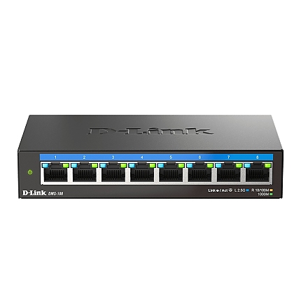D-Link 8-Port Multi-Gigabit Unmanaged Switch