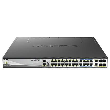 D-Link 30-Port Layer 3 Stackable Multi-Gigabit Managed PoE Switch